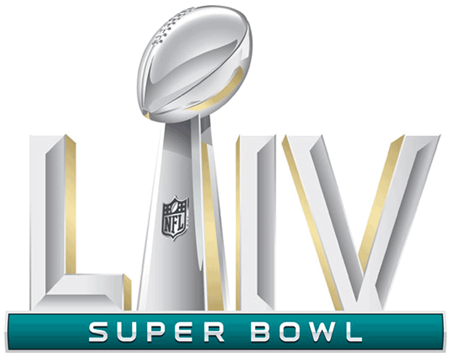 Super Bowl LIV Primary Logo iron on transfers for clothing